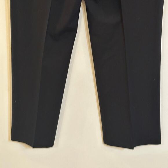 Lafayette 148 New York Virgin Wool Pants sz 14 Black Wool Pants - Picture 7 of 10
